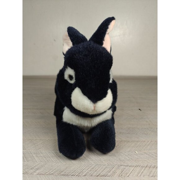 Vintage Russ Berrie Realistic Bunnies Plush Easter Rabbit Stuffed Animal Toy 8" - Picture 5 of 9